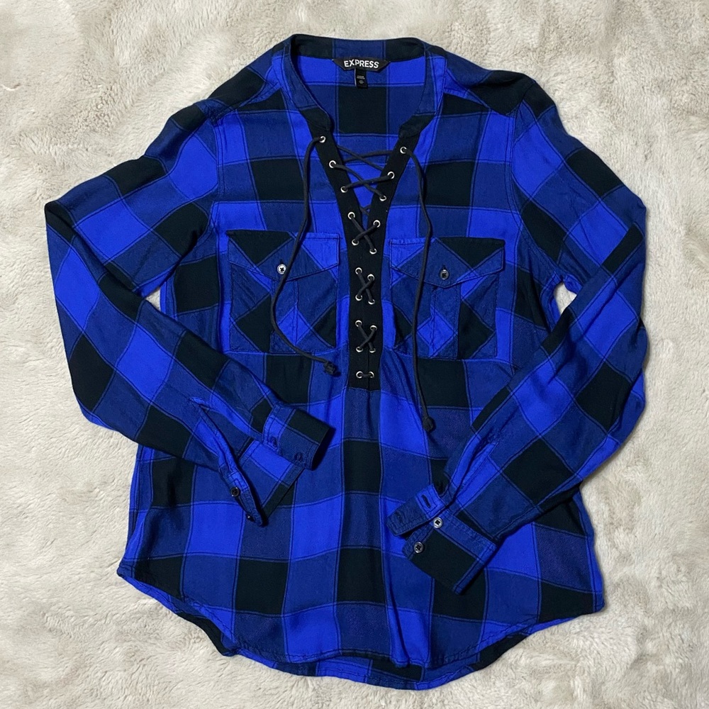 LIQUIDATING Express Flannel String Tied
